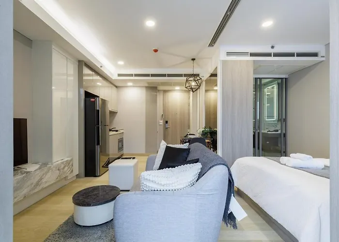 Apartment Modern Luxury Center Of Bkk! 3 Min Walk Mrt