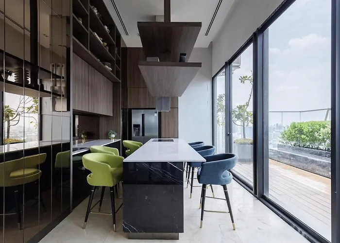 Modern Luxury Center Of Bkk! 3 Min Walk Mrt Apartment *